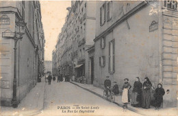 PARIS-75004- ILE SAINT-LOUIS- LA RUE LE REGRATTIER - Distretto: 04