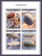 SIERRA LEONE 2018 MNH  Dirigibles  Michel Code: 10350-10353. Scott Code: 5004. Yvert&Tellier Code: 8369-8372 - Sierra Leone (1961-...)