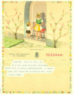 BELGIQUE Belgie Belgien 1960 Telegramm Liefdadigheidstelegram Télégramme De Philanthropie Schmuckblatttelegramm Tavirat - Post Office Leaflets