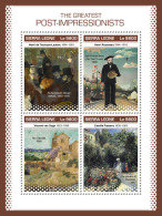 SIERRA LEONE 2018 MNH  Post-Impressionists  Michel Code: 10335-10338. Scott Code: 4996. Yvert&Tellier Code: 8417-8420 - Sierra Leone (1961-...)