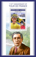 SIERRA LEONE 2018 MNH  Tour De France  Michel Code:  10389 / Bl.1586. Scott Code: 5019. Yvert&Tellier Code: 1561 - Sierra Leone (1961-...)