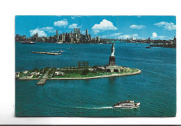 CPM  LOWER NEW YORK HARBOR  STATUE OF LIERTY  En 1972!!(voir Timbres) - Estatua De La Libertad