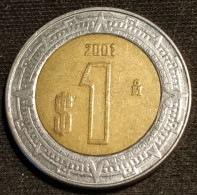 MEXIQUE - MEXICO - 1 PESO 2001 - KM 603 - México