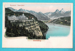 * Seelisberg (Uri - Suisse - Schweiz) * (Gebr. Metz Kunstverlag Basel, 17701) Kuranstalt Grand Hotel, Lac, Couleur, Old - Seelisberg