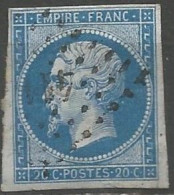 France - Napoléon III N°14A Obl. PC 4114 MOURMELON-LE GRAND (Aisne) à Vérifier - 1853-1860 Napoleon III