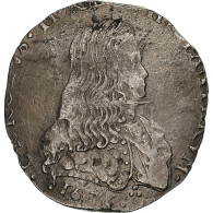 Duché De Milan, Carlo II, Filippo, 1676, Milan, Argent, TTB - Lombardie-Vénétie