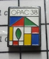 918c Pin's Pins / Beau Et Rare / THEME : ADMINISTRATIONS / OPAC 38 ISERE - Administraties