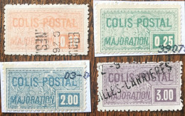 France Colis Postaux 77 78 79 80 Oblitérés - Used