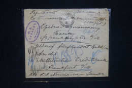 RUSSIE - Enveloppe Cachetée De Camapa Pour Frankfürt En 1904  - L 150092 - Cartas & Documentos