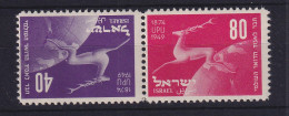 Israel 1950 Weltpostverein UPU Mi.-Nr. 28-29 Kehrdruckpaar Postfrisch ** - Autres & Non Classés