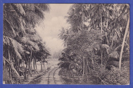 Ceylon 1920 Old Postcard Railroad Track Mailed From COLOMBO To PEKING / China - 100 - 499 Postkaarten