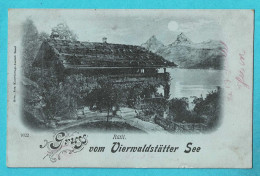 * Rütli - Seelisberg (Uri - Suisse - Schweiz) * (Gebr Metz Kunstverlag Anstalt Basel 9322) Gruss Vom Vierwaldstätter See - Seelisberg