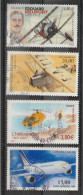 " LOT DE POSTE AERIENNE DE FRANCE " Sur 4 Timbres Oblitérés N° YT PA 61 63 70 83 à Saisir !!! - 1960-.... Usati