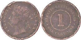 UK - Etablissement Des Détroits - Malaisie - 1890 - ONE CENT - Victoria - 18-174 - Kolonies