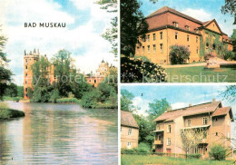 73015317 Bad Muskau Oberlausitz Schlossruine Moorbad Turmvilla Bad Muskau Oberla - Bad Muskau