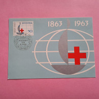 Centenaire De La Fondation De La Croix Rouge - Berne 21-03-1963 - Cartes-Maximum (CM)