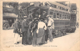 PARIS- PARIS VECU-  ATTENTE AU TRANWAY - Sonstige & Ohne Zuordnung