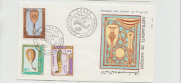 ALGERIE FDC 1968 INSTRUMENTS DE MUSIQUE - Algerije (1962-...)