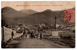 Vue Prise De La Croix De Mission. Route De Craponne - Retournac