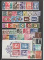 VATICAN - 1958+1959 - ANNEES COMPLETES + POSTE AERIENNE+BLOC YVERT N°251/286+A33/44 * MLH + BF2 ** MNH - COTE = 83 EUR - Ganze Jahrgänge