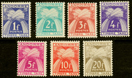 ANDORRE 1947 émission Complète ** - Unused Stamps