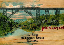 73013644 Muengsten Muengstener Bruecke Illustration Muengsten - Remscheid