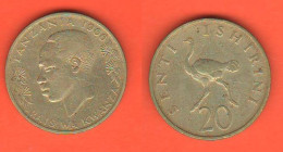 Tanzania Tanzanie 20 Senti 1966 - Tanzanie