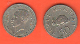 Tanzania Tanzanie 50 Senti 1966 - Tanzanie