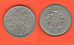 Jamaica Giamaica 10 Cents 1989 - Jamaique