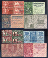 Billete Local Ajuntament De Barcelona  15 Cts + 50 Cts + 1 Pta+ 1,50 Ptas - Andere & Zonder Classificatie