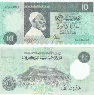 LIBYA 10 DINARS 1989 P-56 UNC - Libyen