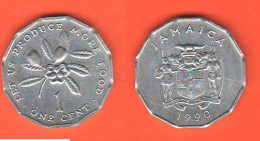 Jamaica Giamaica 1 Cent 1990 - Giamaica