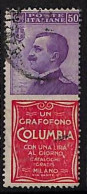 ZA0151c3 - ITALY -  Pubblicitari ADVERTISNG STAMP -  Sassone # 11 COLUMBIA Music - Reklame