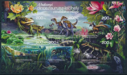 ** 2020 Bakonyi Dinoszauruszok Csodálatos Világa (II.) Vágott Blokk (8.000) - Otros & Sin Clasificación