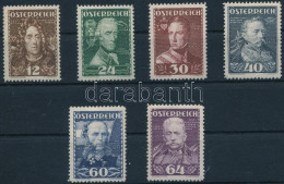 **, * Ausztria 1935 Hadvezérek Mi 617-622 (**Mi EUR 180.-) - Sonstige & Ohne Zuordnung