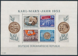 ** NDK 1953 Marx Blokk Mi 9A (Mi EUR 100.-) - Otros & Sin Clasificación