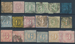 *, O Német államok Thurn Und Taxis 1859-1866 19 Db Bélyeg (Mi EUR 370,-) - Otros & Sin Clasificación