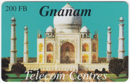 BELGIUM B-630 Prepaid Gnanam - Landmark, Taj Mahal - Used - Cartes GSM, Recharges & Prépayées