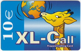 BELGIUM B-648 Prepaid XL-Call - Cartoon, Animal, Giraffe - Used - [2] Prepaid & Refill Cards