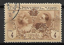ESPAGNE  -  1907 .   Y&T N° 241 Oblitéré .  Cote  17,00 Euros - Usados