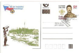 CDV 72  Czech Republic - 90 Years Of The Czech Scouting 2002 - Autres & Non Classés