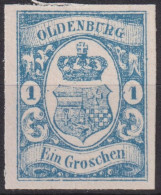 Oldenburg Staatswappen 1859, 1 Gr. Mi: Nr. 6 " REPLIK " - Oldenburg