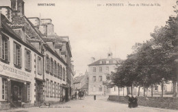 PONTRIEUX PLACE DE L'HOTEL DE VILLE TBE - Pontrieux