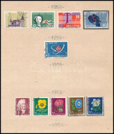 *, O Svájc 1958-1968 134 Db Klf Bélyeg Füzetlapokon Teljes Sorokkal, Jobb értékekkel (Mi EUR ~80,-) - Other & Unclassified