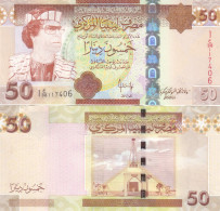 LIBYA 50 DINARS 2008 P-75 UNC - Libya