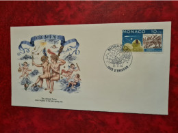 FDC  HALLEY'S COMET 1986 MONACO GEMINI THE CELESTIAL TWINS - Astrology