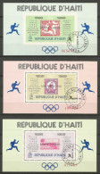 3 Blocs De 1968 ( Haïti ) - Haïti