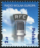 Polonia 2002 Correo 3735 **  Radio  RFE ( Radio Europa Libre) - Nuevos