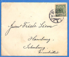 Allemagne Reich 1898 - Lettre De Hamburg - G29673 - Brieven En Documenten