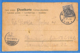 Allemagne Reich 1906 - Carte Postale De Wilhelmsburg - G29599 - Brieven En Documenten